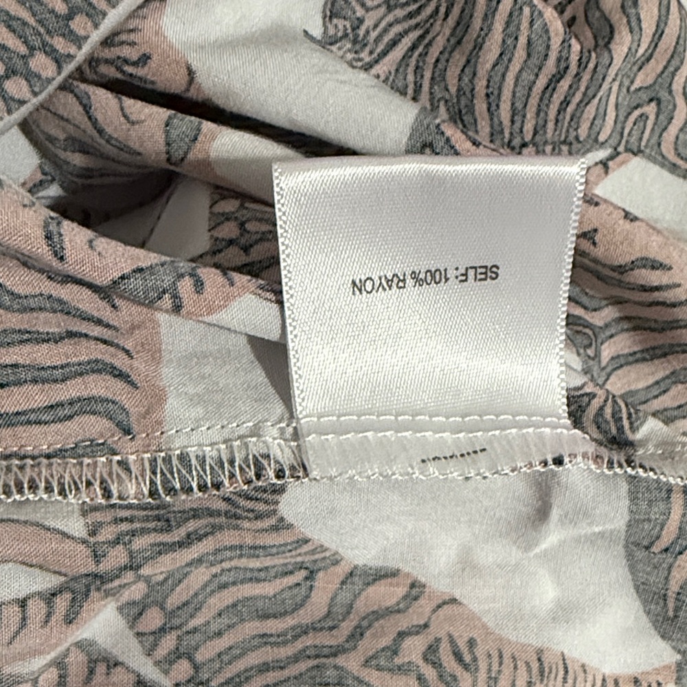 *Last Chance* Jane and Delancey Zebra Print Button Down Shirt - Picture 14 of 15
